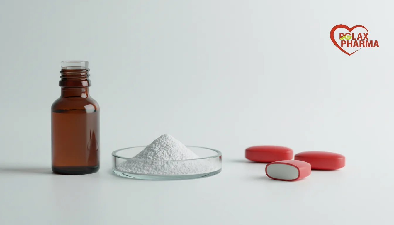 Phthalate polymer powder with a solvent bottle and coated tablets