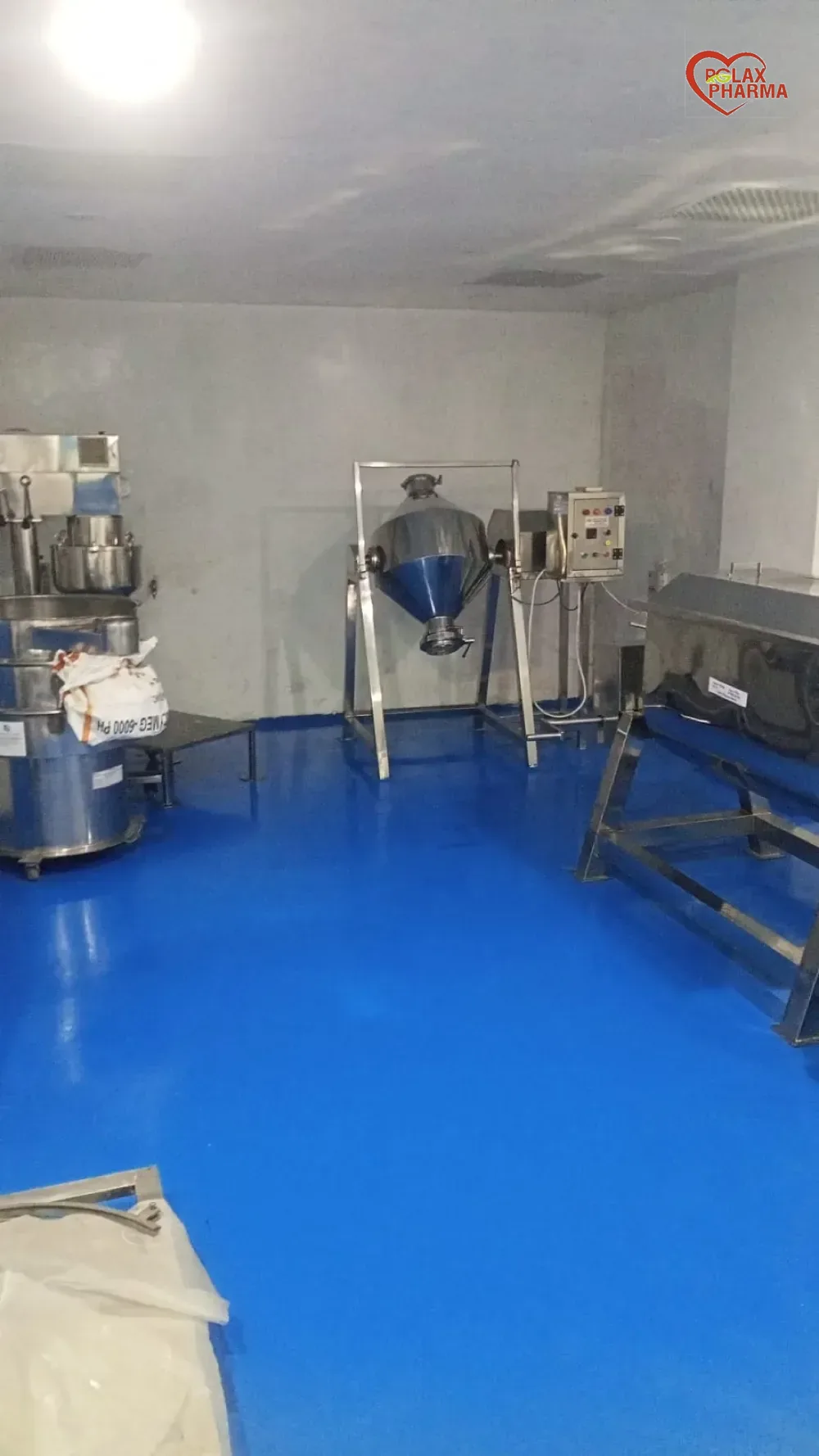 The blending floor at the Tahliwal works